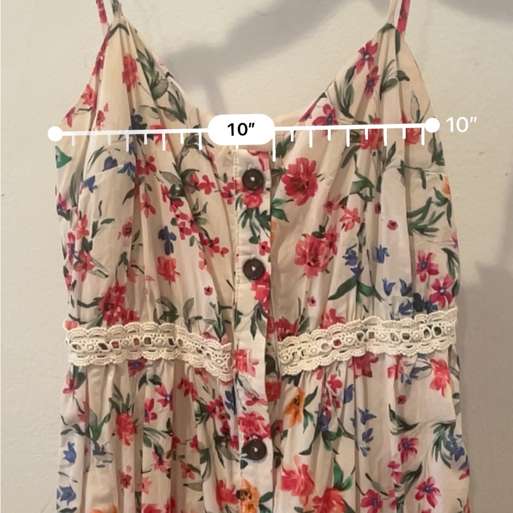 Good as new 🥰 Peony Floral XXS 🌼LANI MIDI DRESS Lovers and Friends - Picture 13 of 13